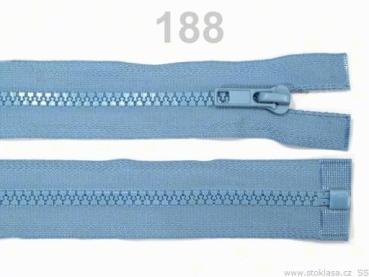 Krampenreißverschluss 65 cm, Hellblau